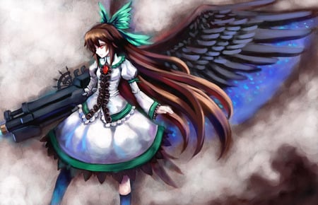 reiuji utsuho - touhou, reiuji utsuho