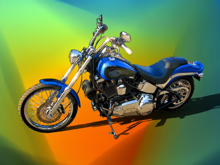 Shades Of Color  - motorcycles, harley davidson