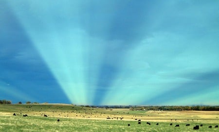 Anticrepuscular Rays Over Colorado - space, colorado, rays, other