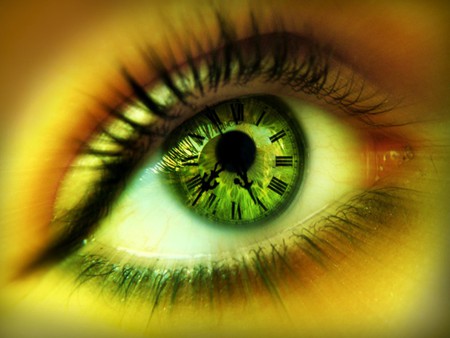 TELL TIME - eye, face, eyelashes, time