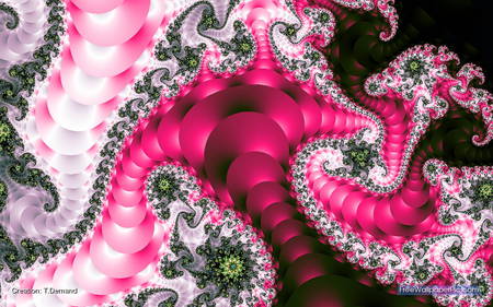 e9319 28 . jpg - colorful, fractal, green, pink