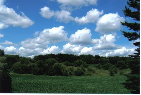 Beautiful Day in Wisconsin - clouds, scenery