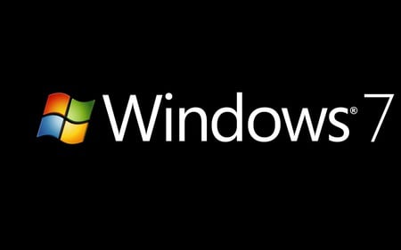 Windows Se7en Logo - start, logo, windows, cool, operating, widescreen, black, white, system, os, 7, new