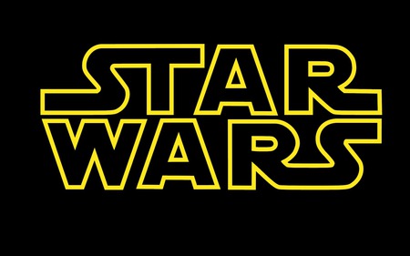 The Star Wars Logo - wars, star, logo, george, lucas, school, 1977, widescreen, black, awesome, old