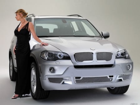 Model-Bmw Suv - dress, suv, model, beamer