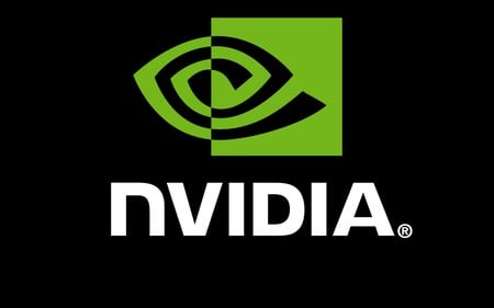 NVIDIA Logo - widescreen, black, graphics, white, logo, nvidia, green, cool