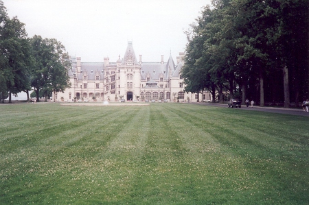 The Biltmore House - house, lawn, grass, architecture