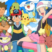 Ash, dawn, and brock!