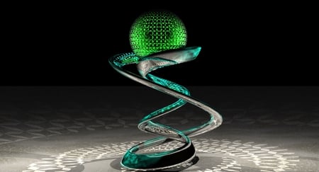 Disco Ball - green, abstract, black, 3d and cg