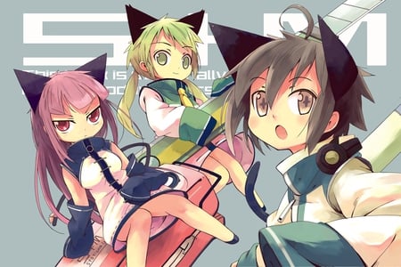 Anime - anime, neko, cat ears