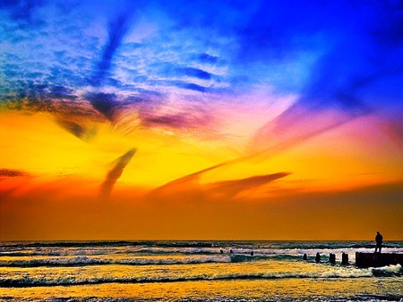 Colors Of Nature - sky, view, beautiful, beach, colors of nature