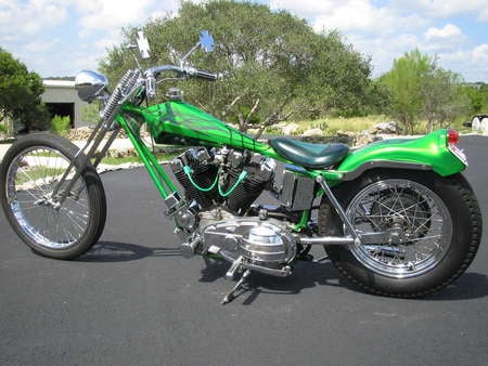 1958 Harley Davidson Old School Chopper - harley davidson, motorcycles