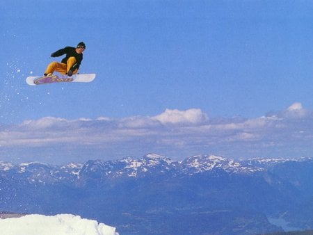 Snow Boarding - board, snow