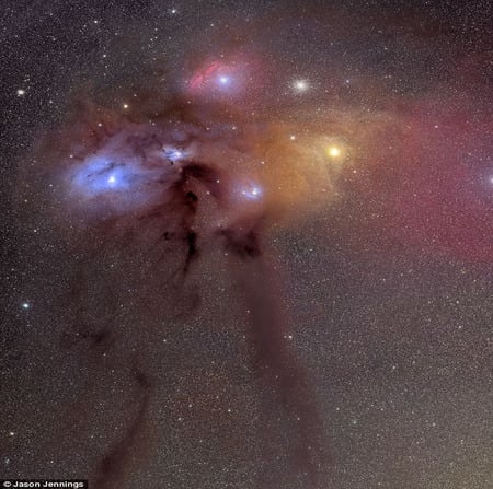 Rho Ophiuchus Nebulae Complex - nebula, hubble, space