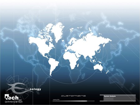 world map - blue, map, world