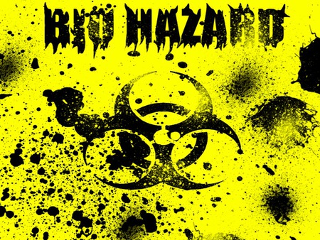 Bio Hazard - bio hazard, hazard, cool, paint splash