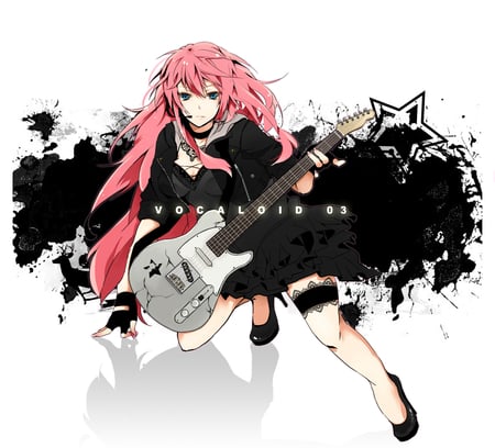 Vocaloid - music, luka, guitar, vocaloid