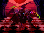 Remilia Scarlet and Flandre Scarlet