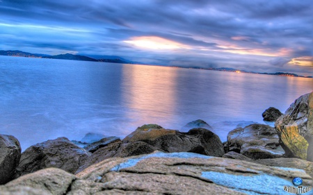 Stunning Ocean - coastline, coast, blue, beach, beautiful, ocean, skies, nature, rocks