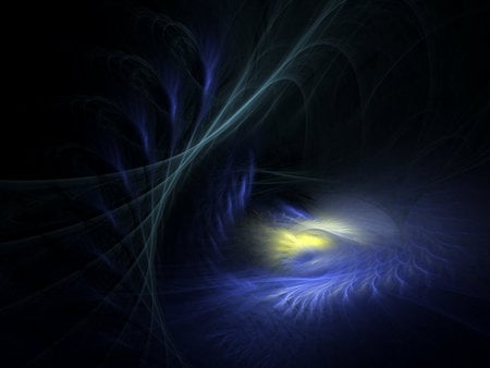 DAWN OF A NEW DAY - design, fractal, blue