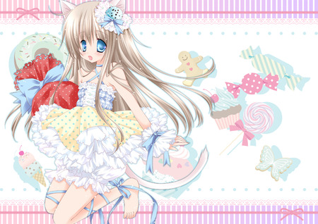 Anime - candy, neko, anime, cute, lolita