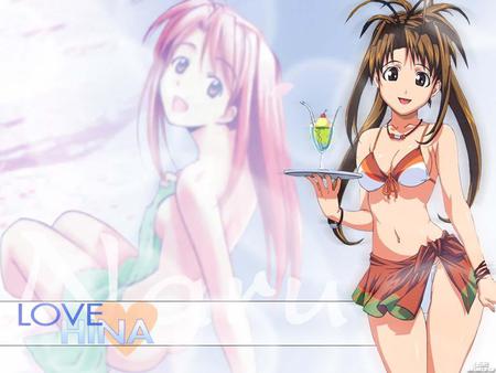 Naru - sexy, narusegawa, love hina, anime, girubatto