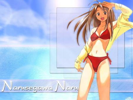 Naru - sexy, narusegawa, love hina, anime, girubatto