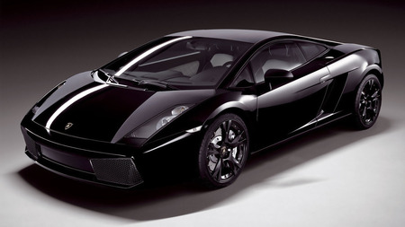 Black Gallardo - black, gallardo, lambo