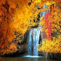 Waterfall in Autumn