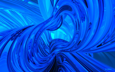 Sangfroid - 3d and cg, abstract, blue