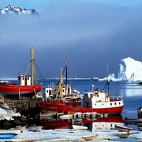 Docked in Winter Harbor Ammasali