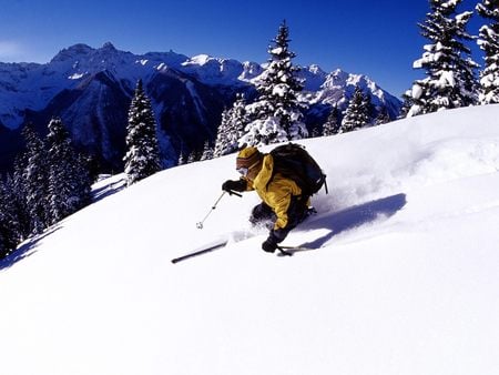 Skiing - sport, skiing, photography