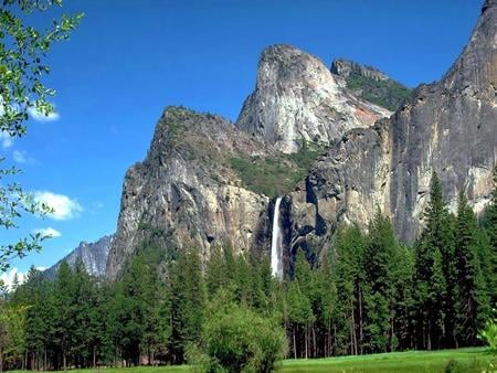 Yosemite  - nature, waterfall, beauty, yosemite, mountains