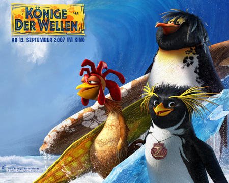 Surf's up German bill / KÃ¶nig der Wellen - sony, surf up, german bill, 3d animation, surfing