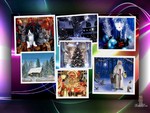 Colorful Christmas Collage