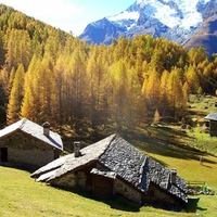 cabin in the mountains