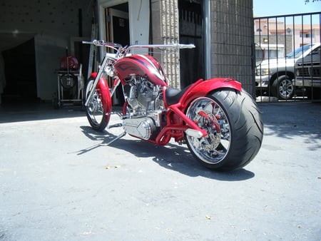 My Little Redrider......... - choppers, harley davidson, motorcycles