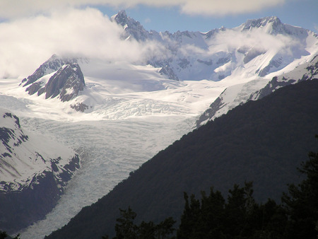 Fox Glacier - ice, shantyman, glacier, cold, new zealand