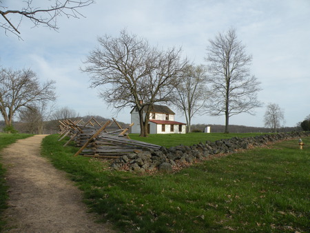 Gettysburg Farmhouse located in Gettysburg battlefield - gettysburg national park, gettysburg pennsylvania