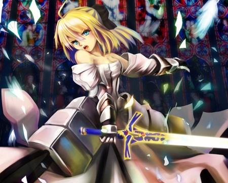 saber lily - saber lily, fate stay night