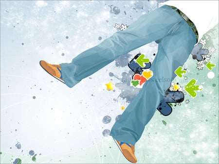 Dreams - dreams, jeans, wallpaper, legs, blue, green, pants, guy, shoes