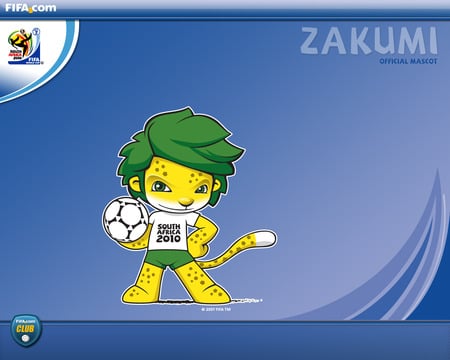 Zakumi Soccer Mascot - south africa, zakumi, 2010, world cup, mascot