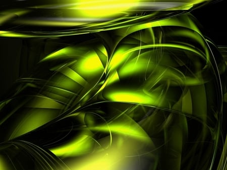 Green Jungle . jpg - abstract, jungle, green neon