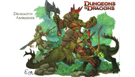 Drakkoth Ambusher from Dungeons and Dragons 4th Edition - drakkoth, game, dragons, 4th edition, ambusher, dungeons