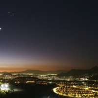 santiago sky jupiter moon venus