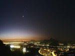 santiago sky jupiter moon venus