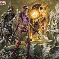 Variety of Skeletons from Dungeons and Dragons 4th Edition