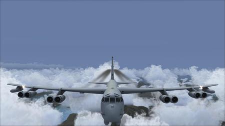 FSX - plane, cloud