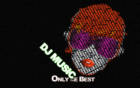 dj music - music, pop, vectorized