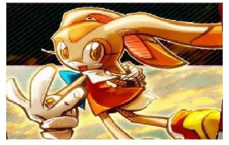 Cream the rabbit without text ll, - cards, anime, sonic, cream the rabbit anime, video games